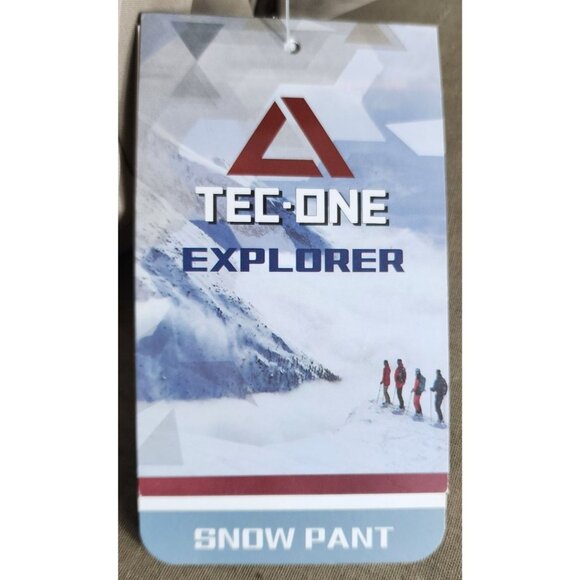 Tec-One Explorer 4XL Cashew Core Ski & Snowboarding Pants – Water Resistant - Picture 7 of 16